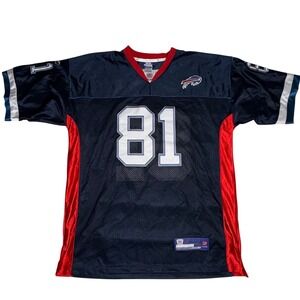 Reebok Buffalo Bills Jersey 56 XXXL‎ Navy Terrell Owens 81 NFL Football Retro